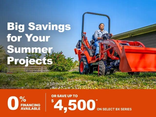 BX Series Sub-Compact Tractors