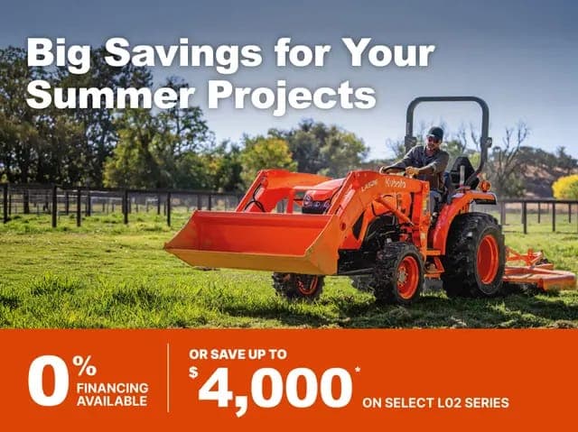 L02 Series Compact Tractors