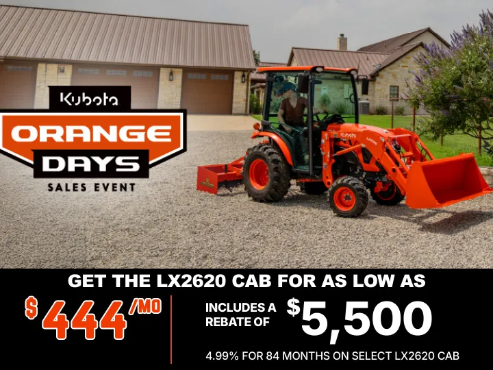 Kubota Orange Days - LX2620 with Cab